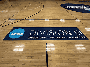 NCAA Division III Tournament uses Courtwrap